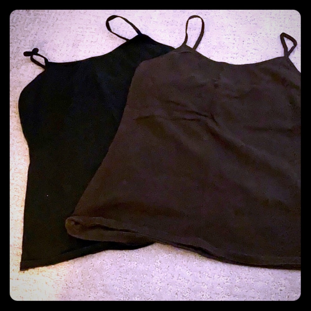 New York and Company shelf bra cami bundle